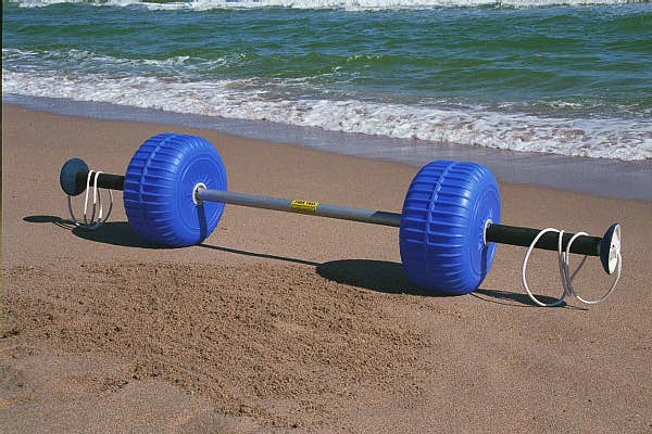 beach rollers for catamaran
