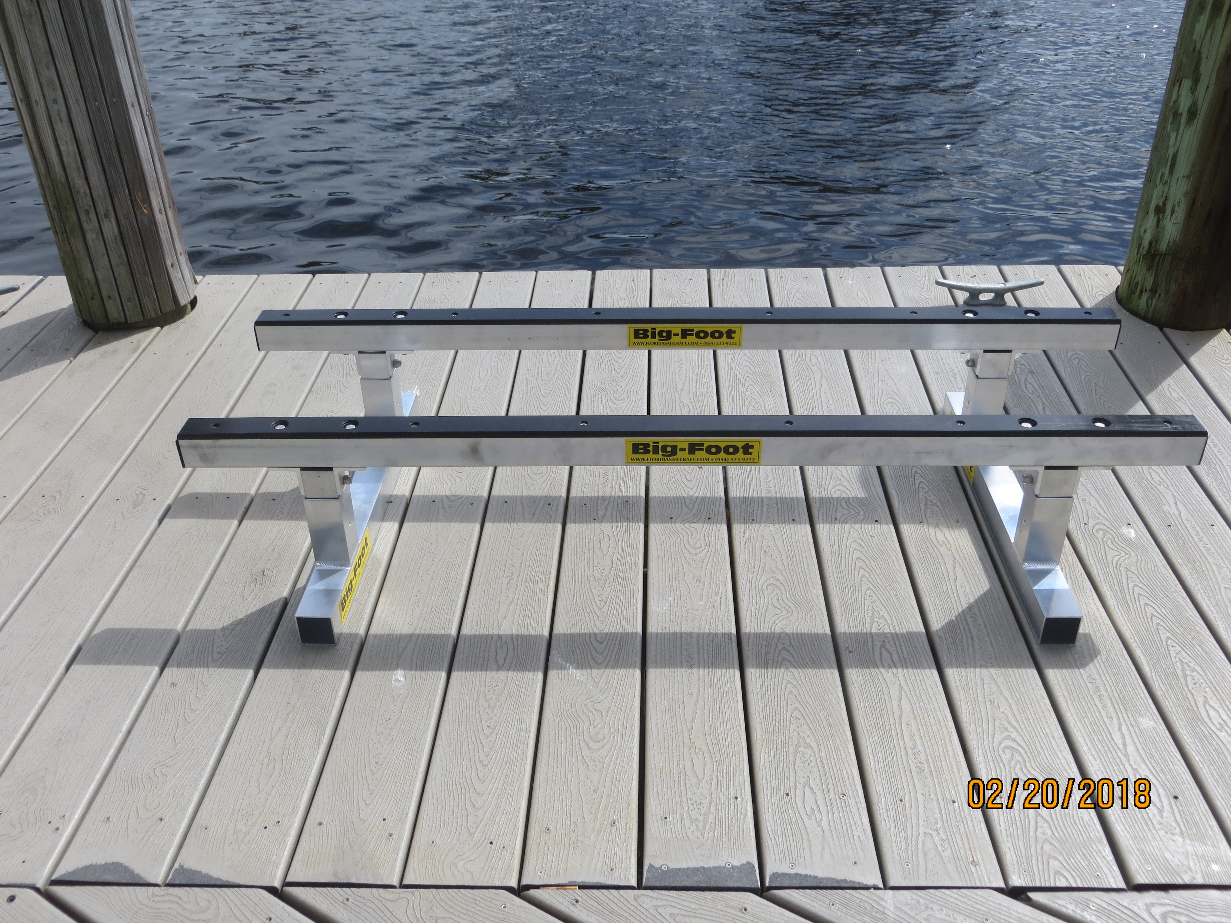 Bigfoot Dock / Water Stand | Canoe-dolly | Fl Sailcraft